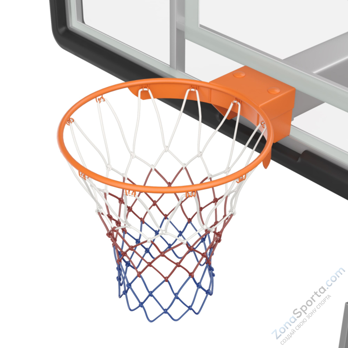 Баскетбольная стойка Unix Line B-Stand-TG PRO 72x42 R45 H120-305 см