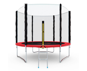 Батут с сеткой DFC Pelpo 8ft с лестницей, Red
