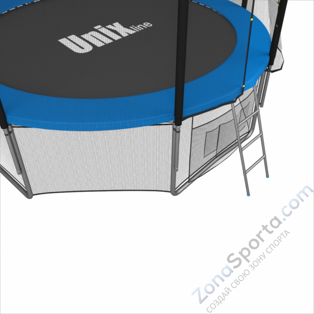 Батут Unix line 8 ft outside (Blue)