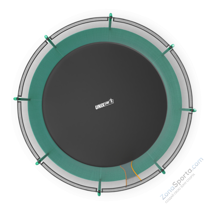 Батут Unix Line Supreme Basic 14 ft (green)