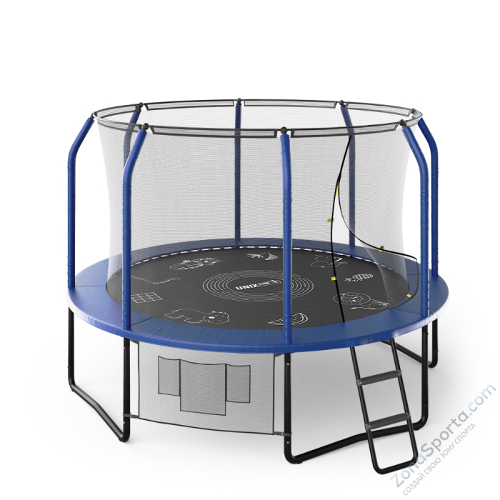 Батут UNIX line Supreme Game 10 ft (blue) TRUSUG10BL