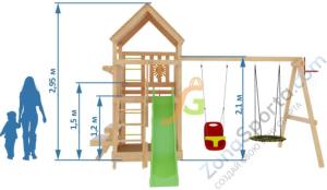 Детская площадка IgraGrad Крафт Pro 1