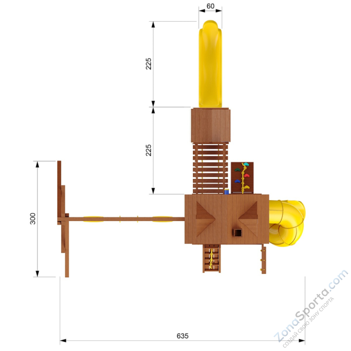 Детский игровой комплекс SunriseFort-5