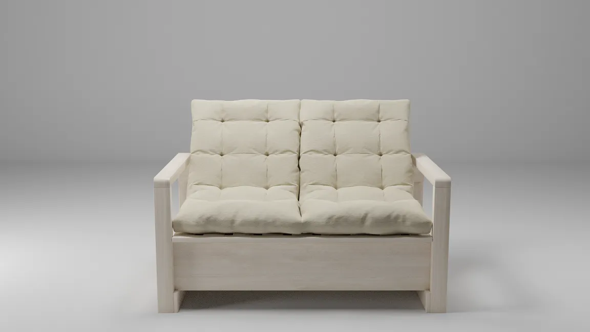 Диван деревянный Savushka Type-2B