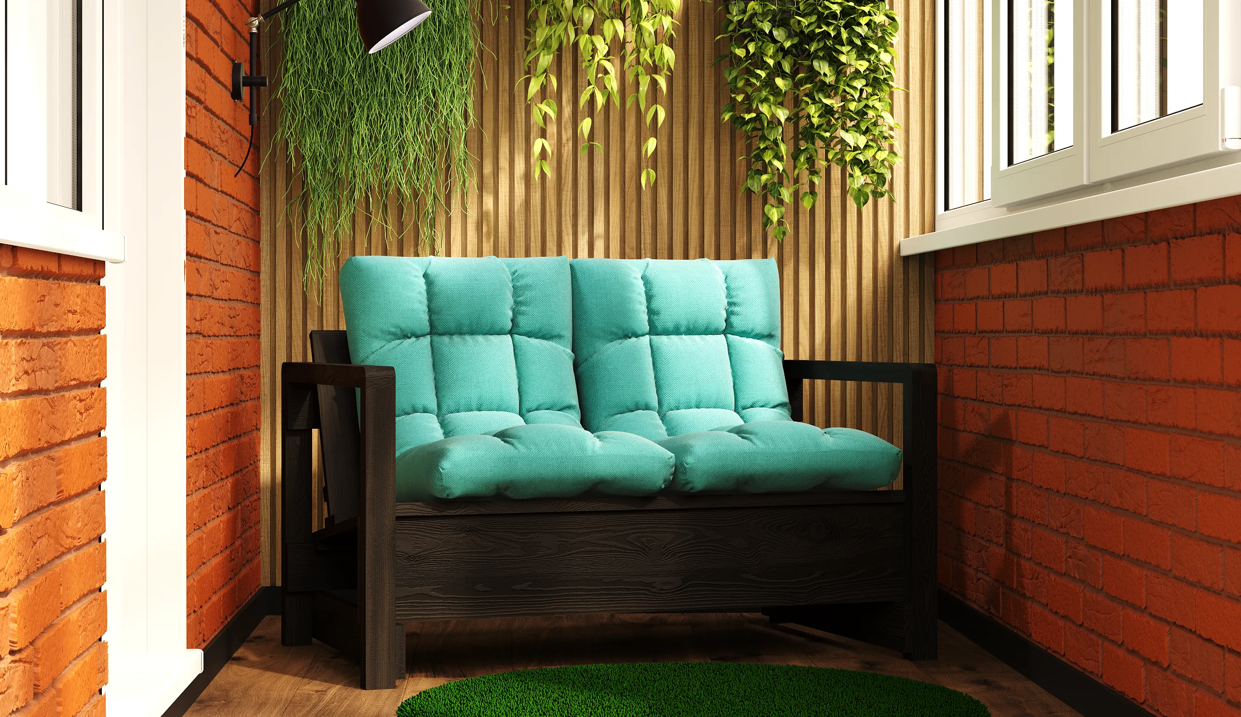 Диван деревянный Savushka Type-2B