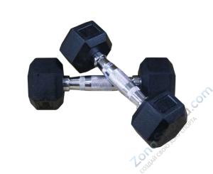 Гантели гексагональные 2 шт. по 42.5 кг DFC DB001-42.5