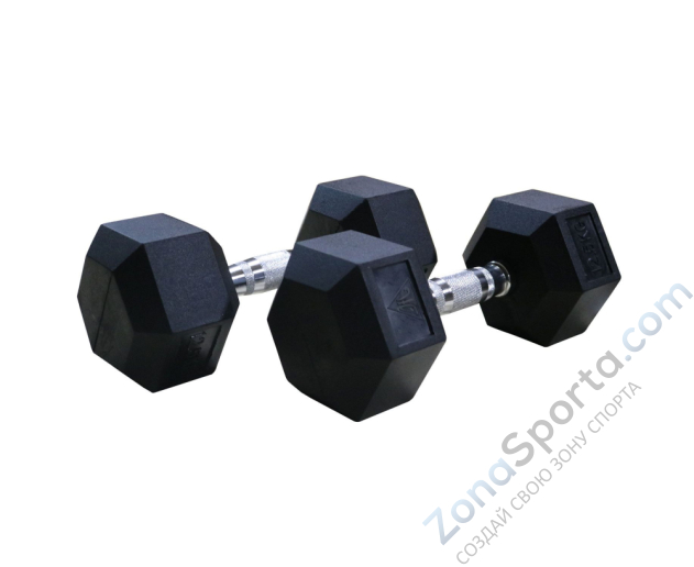 Гантели гексагональные 2 шт. по 47.5 кг DFC DB001-47.5