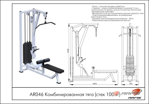 Комбинированная тяга (стек 100кг) ARMS AR046