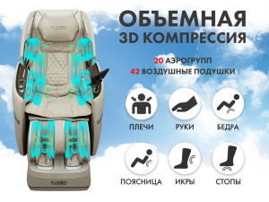 Массажный комплекс Fujimo Ton Pro Zen F888 Имбирь