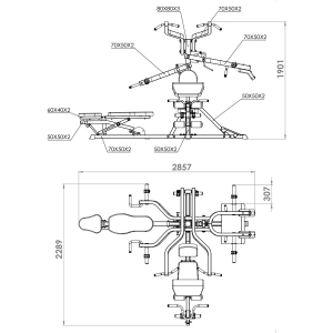 Многофункциональный тренажер Vertex FT-404