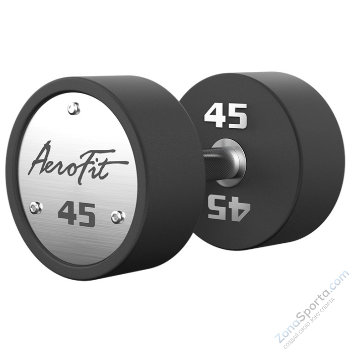Набор полиуретановых гантелей AeroFit, 40-50 кг, 5 пар, шаг 2,5 кг